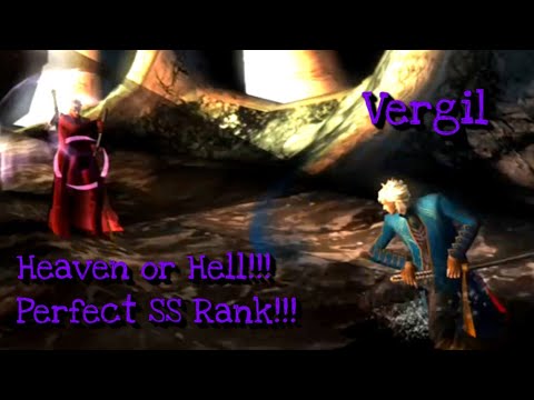 Devil May Cry 3 HD: Mission 20 Heaven or Hell! PERFECT SS RANK!!! - Vergil