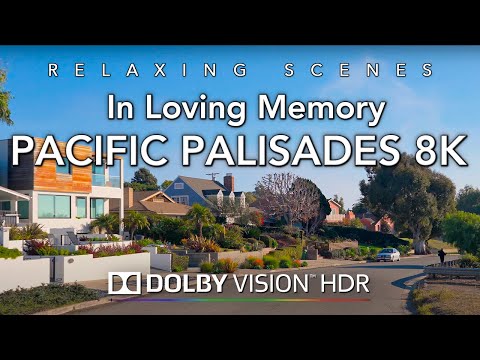 Driving Richest Parts of LA Beverly Hills Bel Air Before Pacific Palisades Fire in 8K HDR