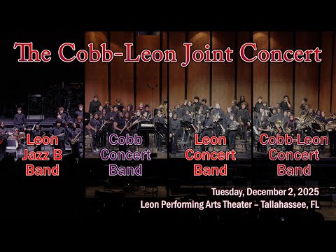 2025 Elizabeth Cobb Middle School Band & Leon High School Band Joint Concert