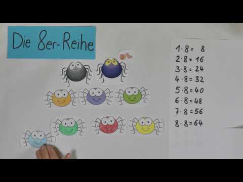 Einmaleins mit 8