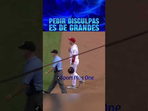Saber pedir disculpas te hace ser una mejor persona ❤️⚾️ #mlb #baseball  #respect #shorts