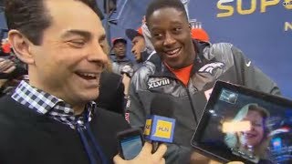 Super Bowl Media Day FaceTime Interviews.