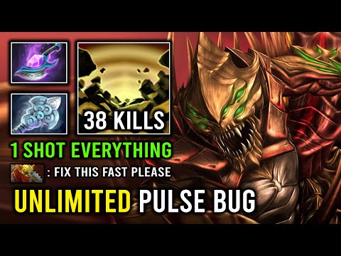 This Bug Is Insane - Unlimited Epicenter 1 Shot Everything on the Map 10K MMR Sand King Dota 2