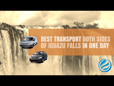 Best transport for both sides of Iguazu Falls in one day | Brazil & Argentina side transport service