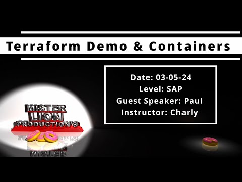 03 05 24 SAP Terraform Demo & Containers Guest Paul & Charly