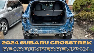 How to remove the REAR bumper off a 2024 Subaru Crosstrek