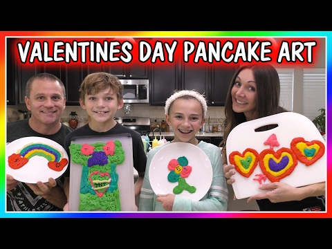 flushTube - VALENTINE S DAY PANCAKE ART CHALLENGE We Are ...