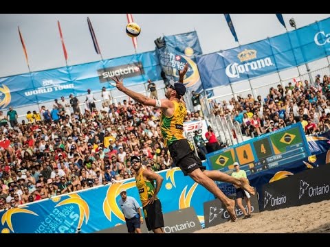 #TorontoFinals Top Rally men's final: Alison/Bruno (BRA) vs. Pedro Solberg/Evandro (BRA)
