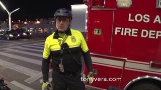 Los Angeles Fire Department Cycle Team at lax