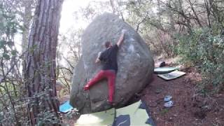 Video thumbnail: Problem 3 (Bloc del Camí), 6a+. Can Bruguera