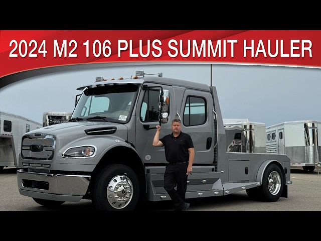 Preview image of Medium Duty Luxury 2024 Freightliner M2 106 Plus Summit Hauler youtube video