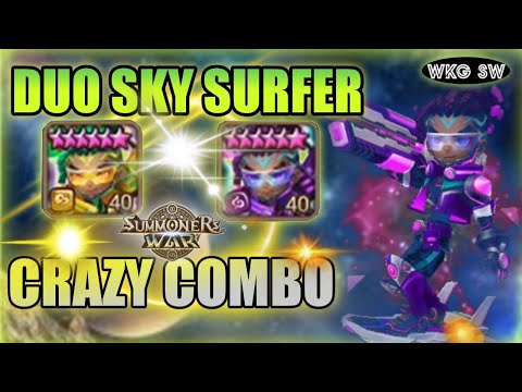 CRAZY COMBO DUO SKY SURFER JAKCSON OLIVER - Summoners War