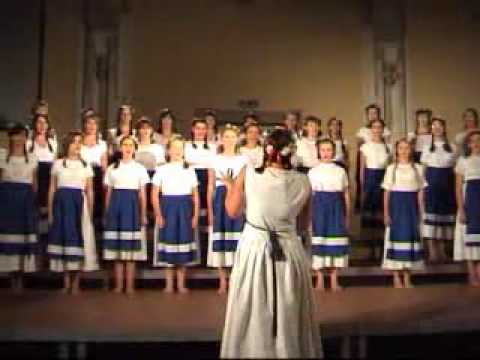 Moravské děti Holešovský dětský sbor- Prší prší