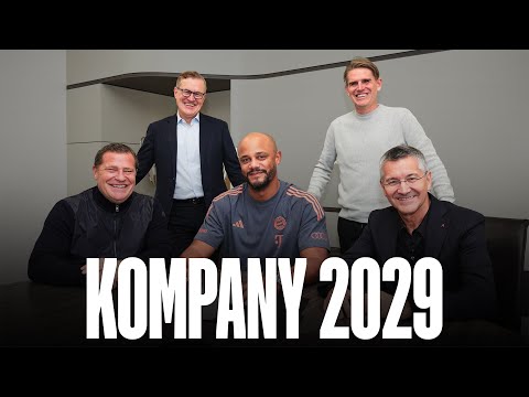"We’ve started on a wonderful journey." | FC Bayern extend contract with coach Vincent Kompany