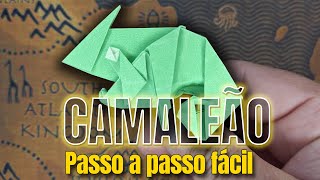 🦎✨ How to Make an Origami Chameleon | Easy Step-by-Step Tutorial