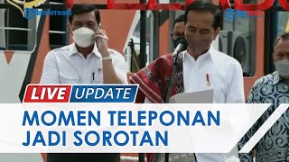 Video Luhut Binsar Terima Telepon saat Presiden Jokowi Sampaikan Paparan Jadi Sorotan