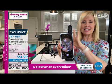 Smartphone Camera Lens Kit with Tripod