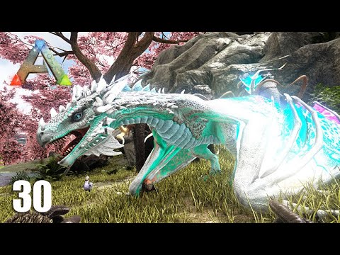 Um WYVERN veio me visitar - ARK  Crystal Isles - #30