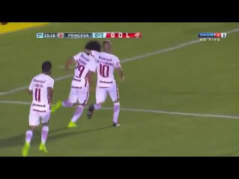 Gol de Valdívia - Princesa 0 x 2 Internacional - Copa BR 2017