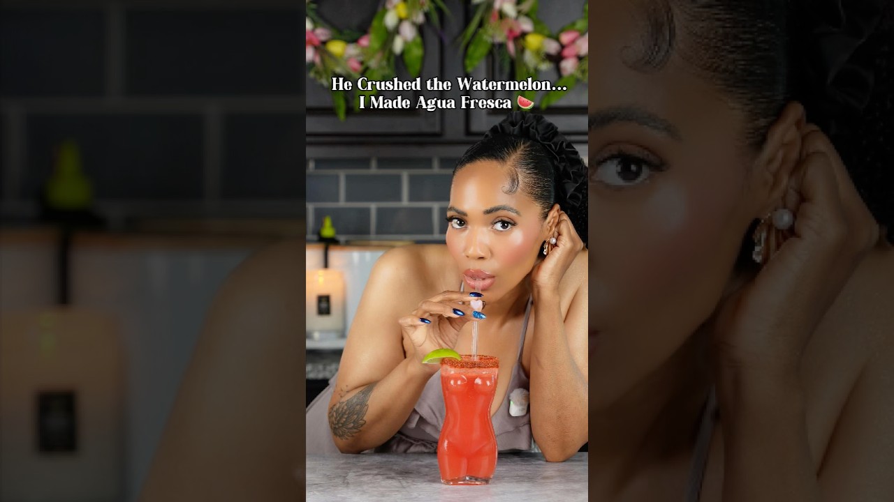 The Watermelon Challenge! He Crushed the Watermelon… I Made Agua Fresca 🍉 (RECIPE IN DESCRIPTION)