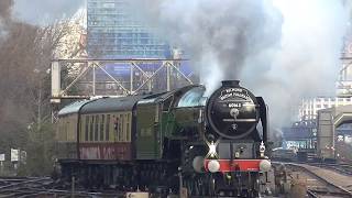 60163 'Tornado' At Clapham Junction VSOE Belmond British Pullman Train - Saturday 2nd December 2017