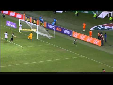 Gol de Marcos Junior, Fluminense 2x0 Coritiba 04.06.2015, Brasileirão 2015