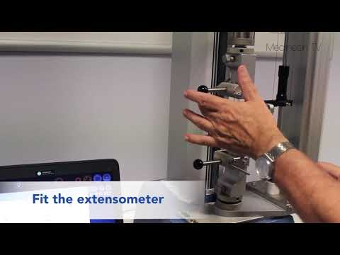 Mecmesin Materials testing high elongation elastomers - Video by Mecmesin