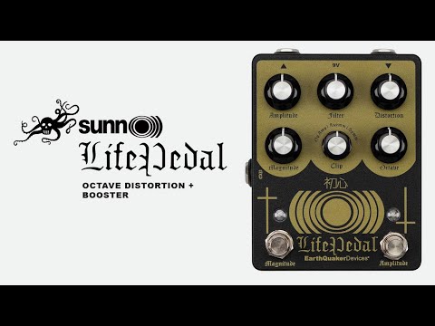EarthQuaker Devices Sunn O))) Life Pedal Octave Distortion + Booster V2 2020 - Black / Gold Print image 10