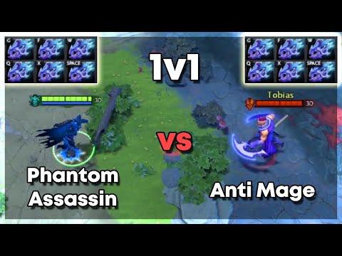 Phantom Assassin vs Anti Mage - Dota 2 1v1