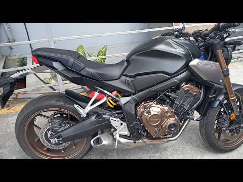 honda cb650r, 2021 matte black,