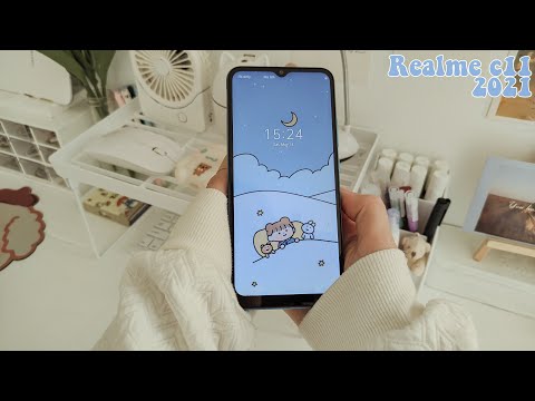 Unboxing my new aesthetic phone ~ Realme c11 2021 Lake blue ~ Camera test + phone specs I Lunadrella