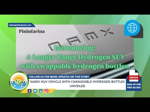 NAMX HUV vehicle with changeable hydrogen bottles unveiled