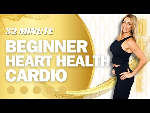 32 Minute Heart Healthy Beginner Cardio | Zone 2 Cardio Workout | No Repeats
