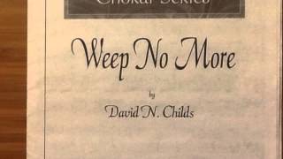 Weep No More - all parts, piano, no metronome