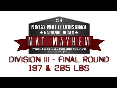 285 Ryan Fank v Cody Kasprick - 2014 NWCA Multi-Divisional Duals - D3