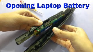 How To Open A Dell Laptop Battery ? || Reuse The Cells -