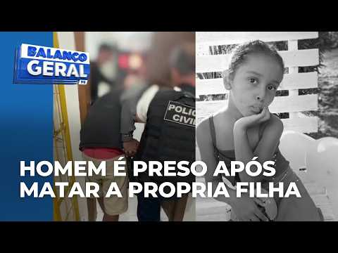Homem de 30 anos é preso após matar a própria filha de 5 anos enquanto dormia; em Ramilândia