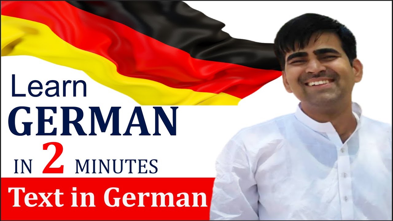 2 Minutes Text in German Listening Test  A2 Hören German Listening  Learn German