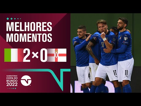 Gols e lances de Itália x Irlanda