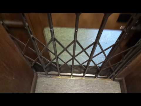 Amazing Old 1940s AEG Traction Elevator@Rindögatan 28, Gärdet, Stockholm, Sweden