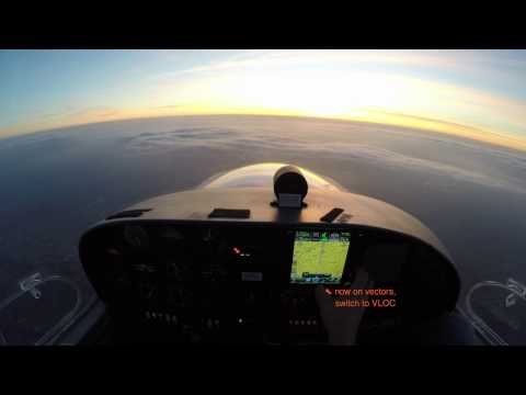 2017/4 IFR DA40 EDNY, ILS 24