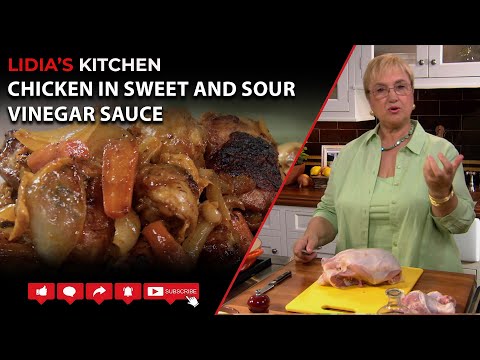 Chicken in Sweet and Sour Vinegar Sauce