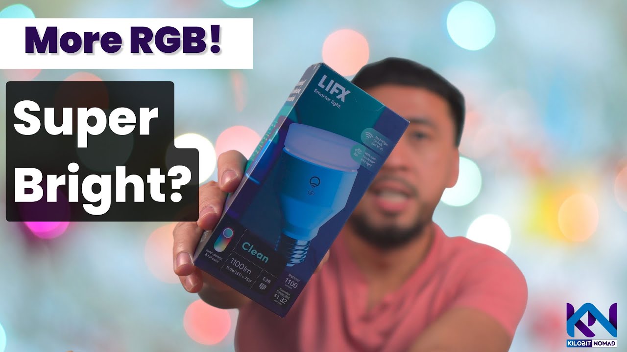 LIFX Clean A19 RGB Light is super bright [but app is clunky]