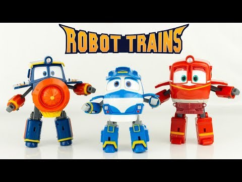 Robot Trains Kay Alf Victor Train Transformable collection Complète  Nouveau Jouet Toy Review
