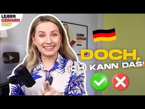 DOCH - 4 MEANINGS 🇩🇪 (Improve your German grammar) Learn German Fast