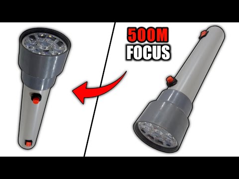 Very long range torch | how to make emergency torch | torch | homemade torch |led torch |torch light Video