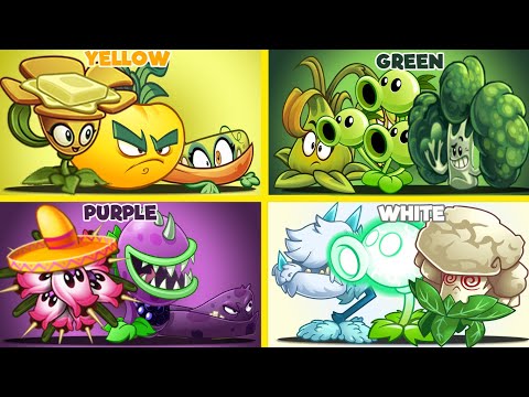 PvZ 2 4 Color Teams Vs Team Zombies-Which Team Is The Best?