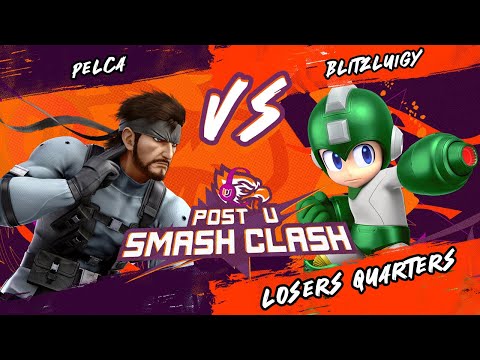 Pelca (Snake) vs Blitzluigy (Mega Man) Post University Smash Clash 2 Losers Quarter Finals