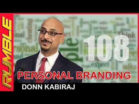 How to build a personal brand - Donn Kabiraj