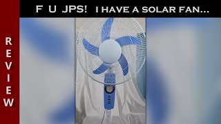 Solar Fan? WTF!!!  JPS salt now!